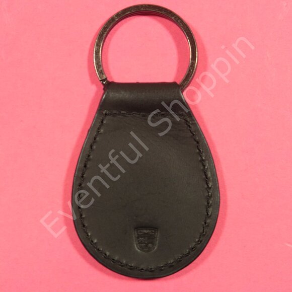 TPC Scottsdale Golf Leather Key Fob Ring Keychain Brown - Picture 2 of 2